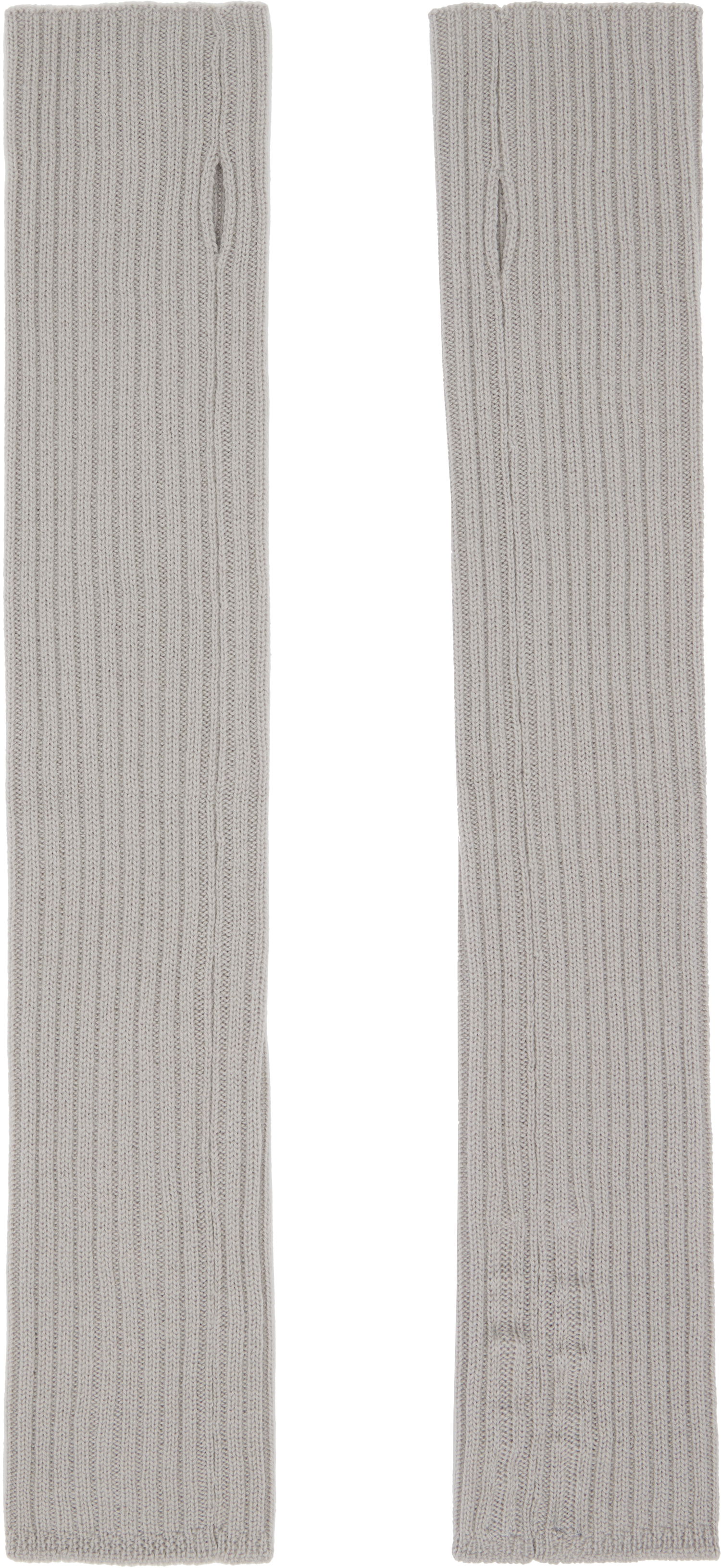 Rukavice Rick Owens Rick Owens Concordians Rasato Knit Arm Warmers Šedá | RP02E4488 M, 1