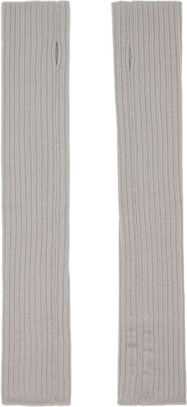 Rukavice Rick Owens Rick Owens Concordians Rasato Knit Arm Warmers Šedá | RP02E4488 M, 1