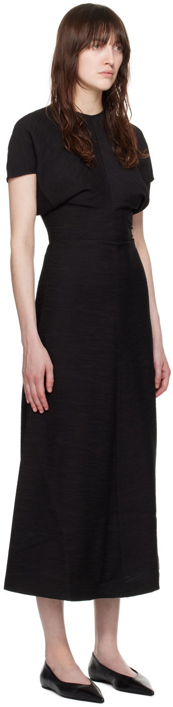 Šaty TOTEME TOTEME Slouch Waist Maxi Dress Čierna | 243-WRD1103-FB0199, 1