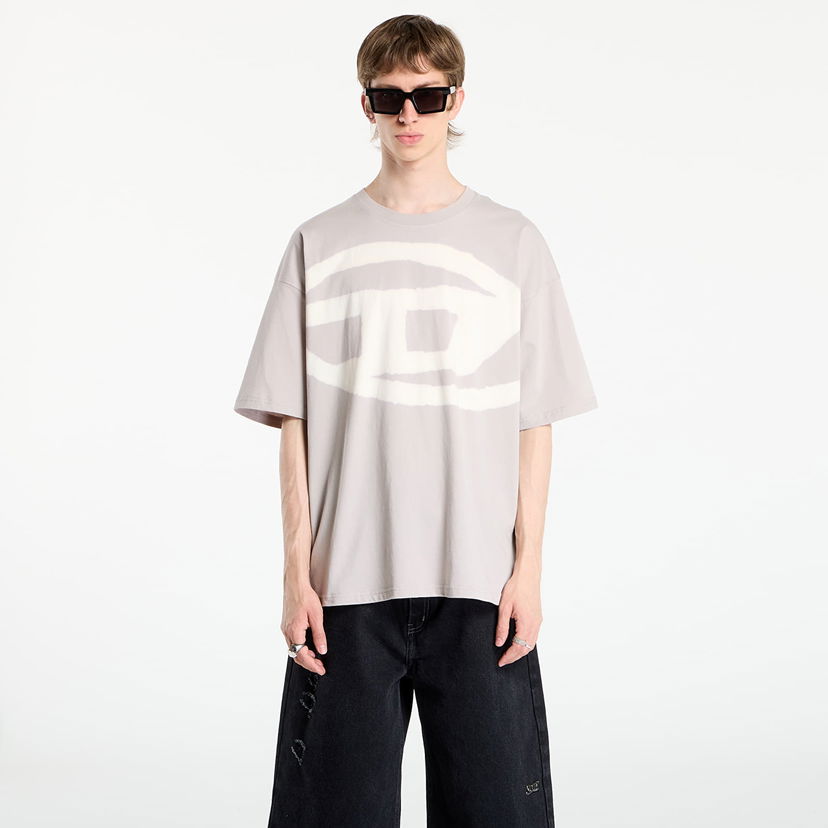 Tričko Diesel T-Boxt-Bleach T-Shirt Grey Šedá | A14872_0QKAS 9BZ
