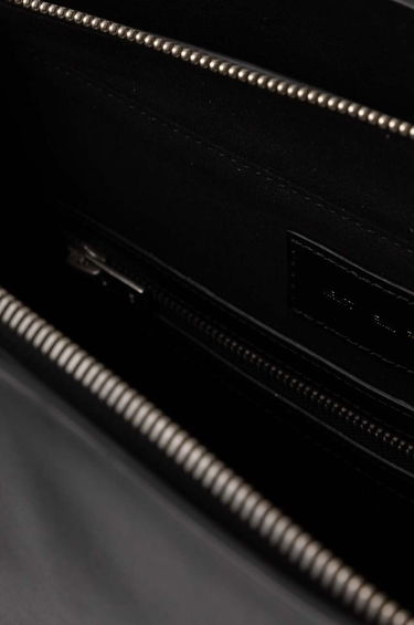Taška cez rameno HELIOT EMIL Leather Shoulder Bag Čierna | HE.15.44.L03.BLK01, 4