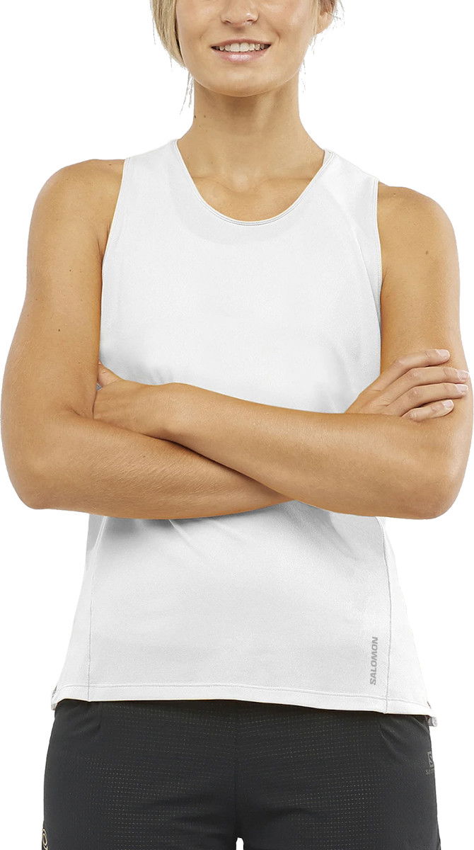 Tielko Salomon Sense Aero Tank Top Biela | lc2098900, 0