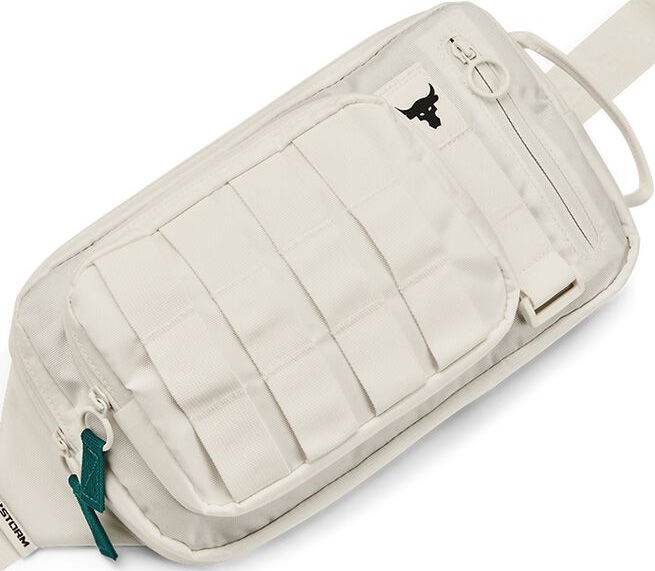 Ľadvinka Under Armour Project Rock Waist Bag Biela | 1376457-130, 0