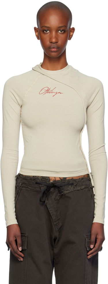 Tričko Ottolinger Ottolinger Deconstructed Fitted T-Shirt Béžová | 1150105121, 0
