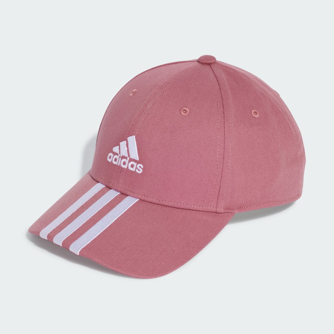 Šiltovka adidas Performance 3-Stripes Cotton Twill Baseball Ružová | IY7755, 0
