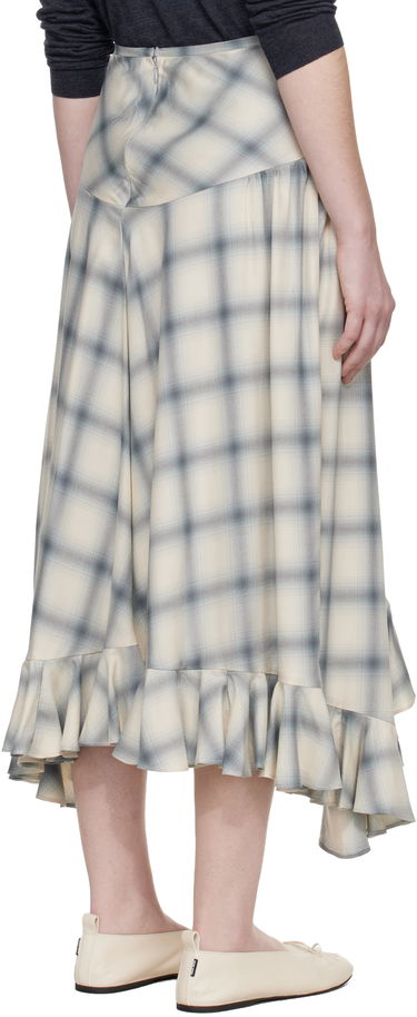 Sukňa Collina Strada Florist Plaid Ruffled Asymmetric Midi Skirt Rôznofarebný | XX7118, 2