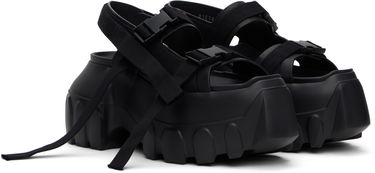 Tenisky a topánky Rick Owens Rick Owens Hollywood Mega Tractor Sandals Čierna | RU01E5866 LOO, 3