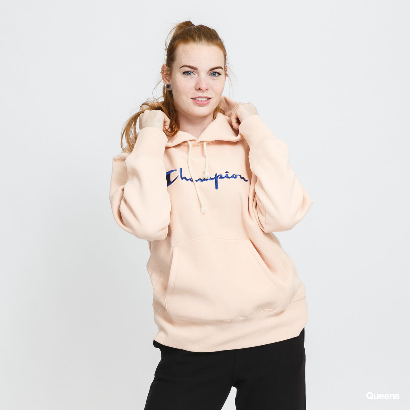 Mikina Champion Script Logo Sweatshirt Ružová | 114788 PS103, 0