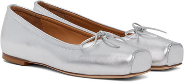 Starostlivosť o obuv Aeyde Aeyde Gabriella Leather Ballerina Flats Metalická | A11-FL-GBRS08FL26-SS24-920-051, 3