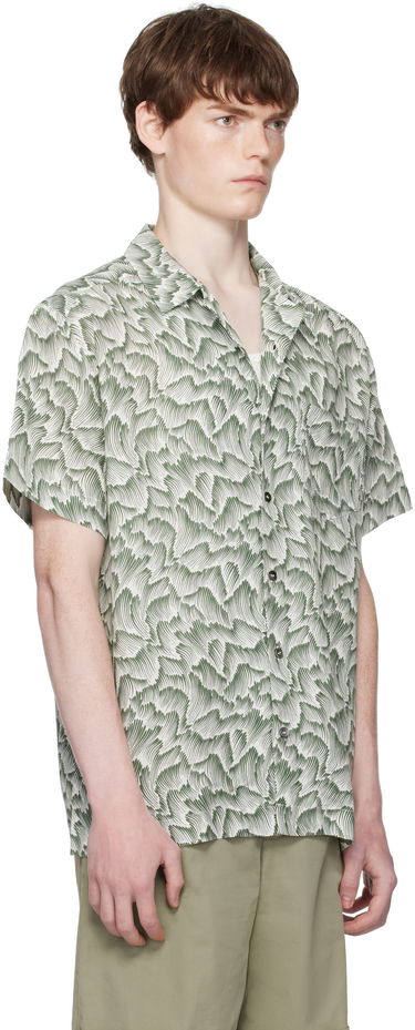 Košeľa A.P.C. A.P.C. Roy Print Camp Collar Shirt Zelené | VIALX-H12608, 1