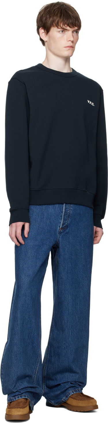 Mikina A.P.C. Boxy Petit 'VPC' Sweatshirt Navy | COHBR-H27916, 3