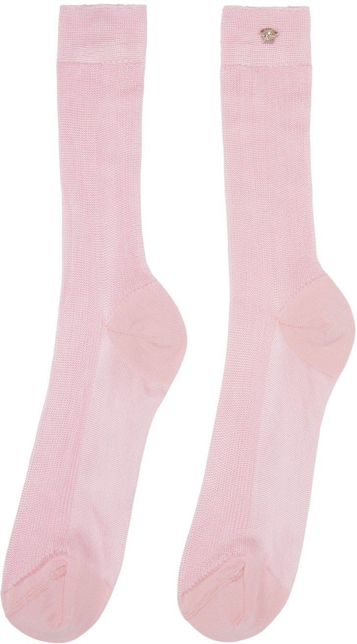 Ponožky Versace Ribbed Knit Socks Ružová | 1008759_1A10210_1P880, 1