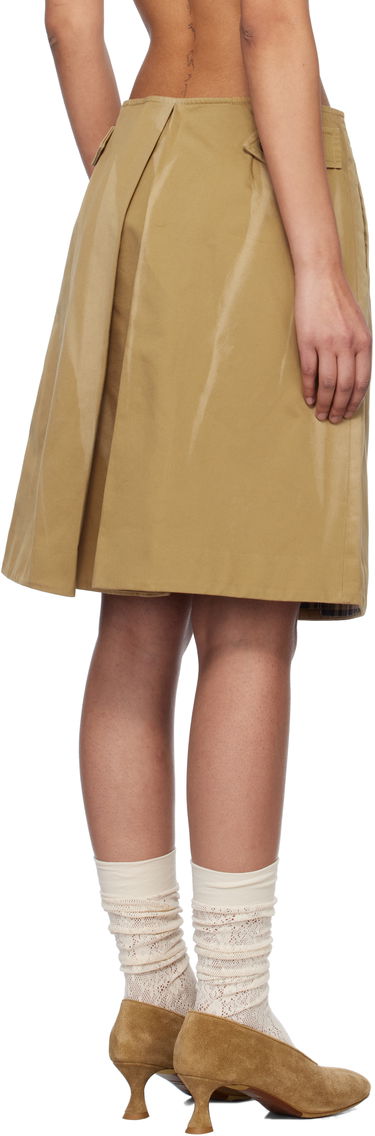 Sukňa Acne Studios Acne Studios Twill Midi Wrap Skirt Béžová | AF0507-, 2