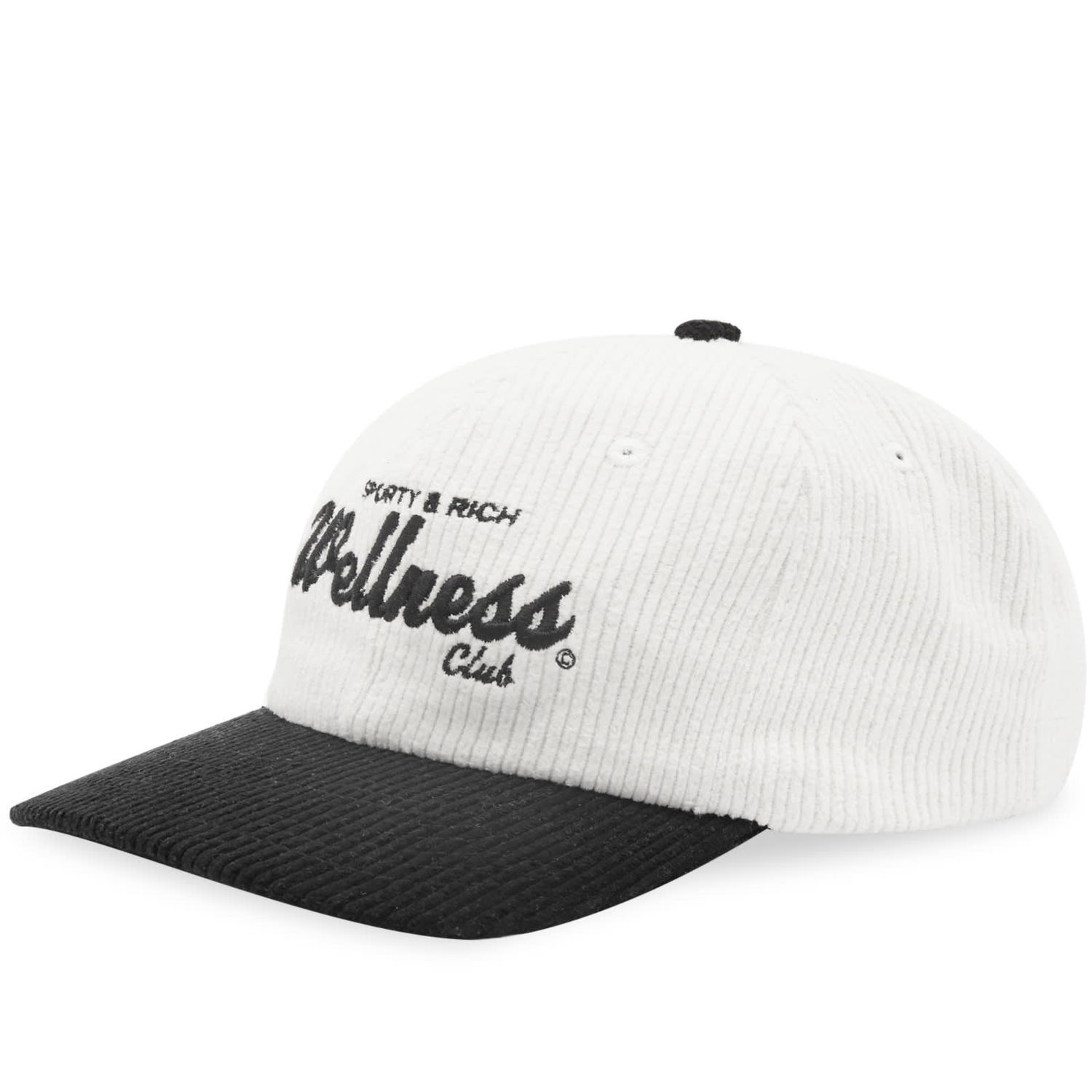 Šiltovka Sporty & Rich Wellness Club Corduroy Cap Biela | AC833BK, 0