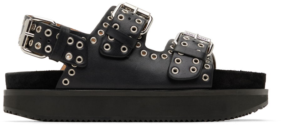 Šaty ISABEL MARANT Isabel Marant Ophie Leather Sandals Čierna | 22PSD0751-22P032S, 0
