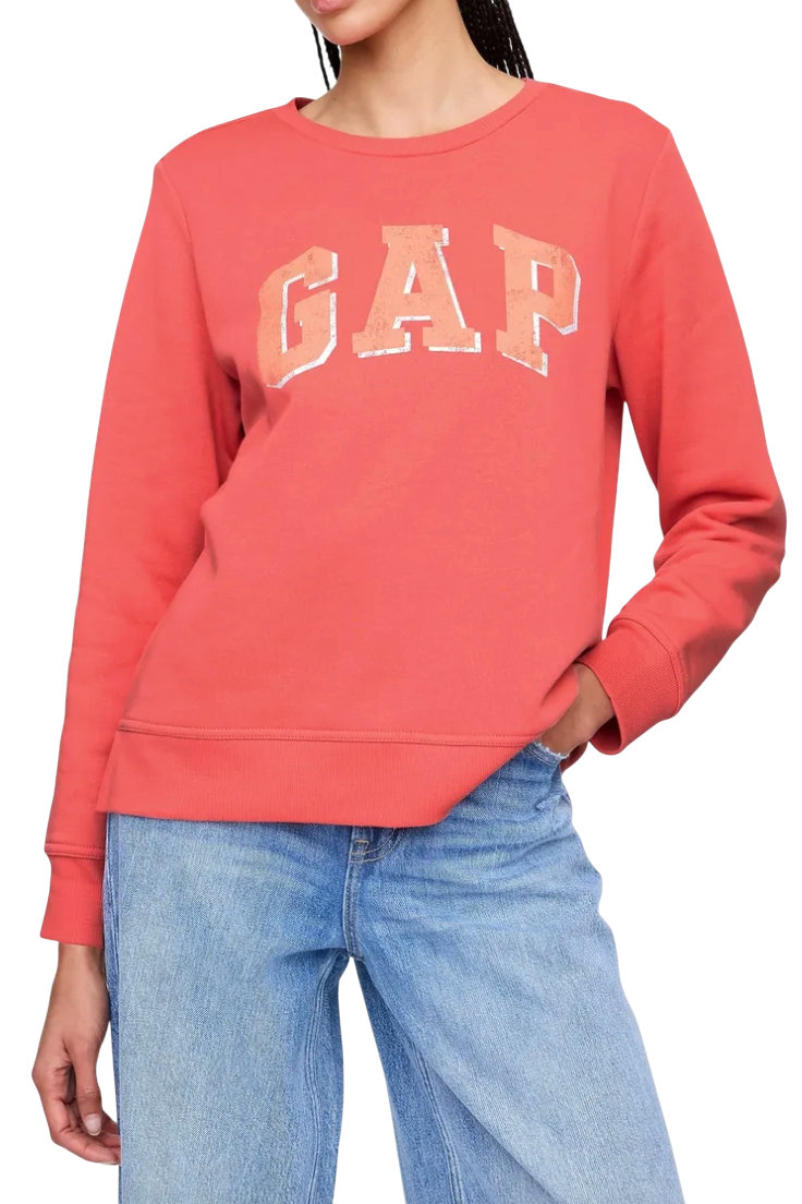 Mikina GAP GAP Logo Crewneck Sweatshirt Oranžová | 744529-02