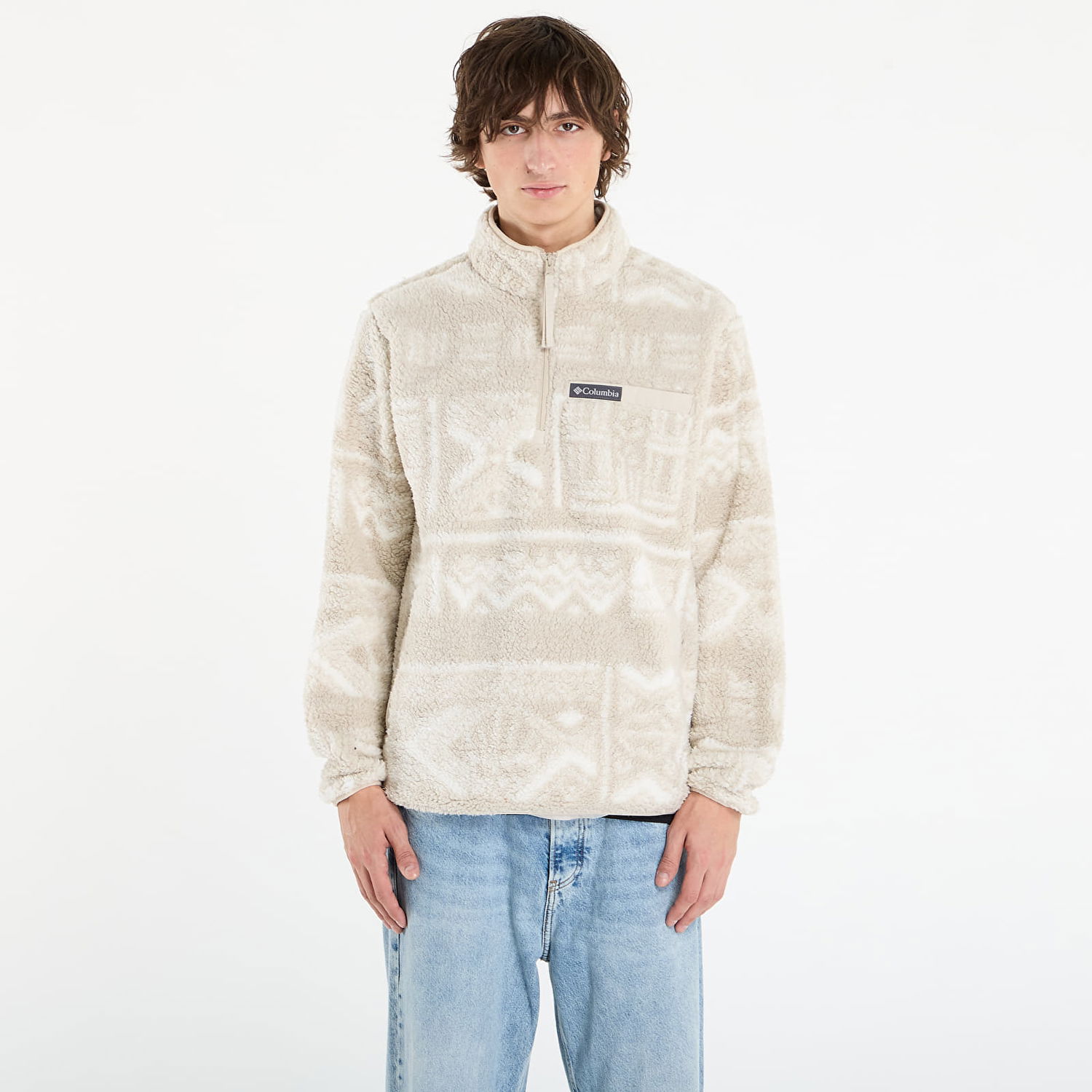 Mikina Columbia Columbia Rugged Ridge™ High Pile Half Zip Fleece Béžová | 2135471278, 0