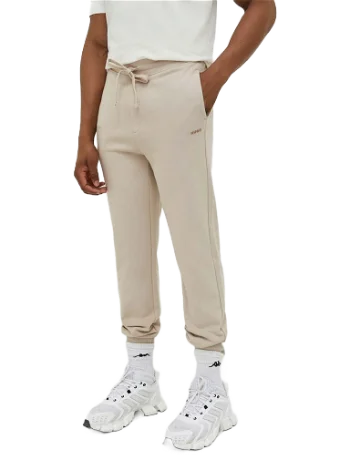 BOSS Cotton-Terry Tracksuit Bottoms with Logo Print 50489617