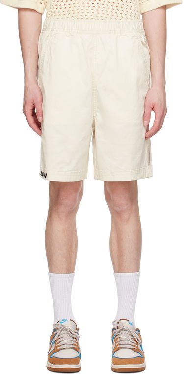 Šortky AAPE by A Bathing Ape AAPE by A Bathing Ape Embroidered Shorts Béžová | AAPSPMA668XXMIVX, 0