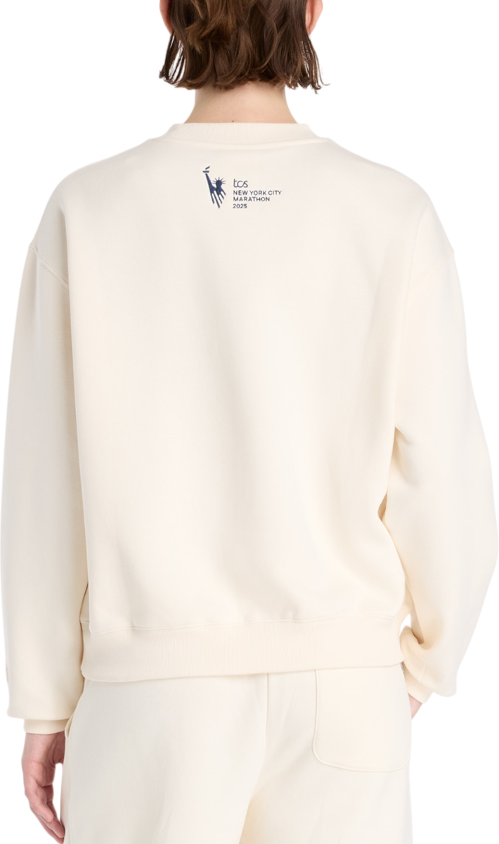 Mikina New Balance NYC Marathon Fleece Crewneck Sweatshirt Béžová | wt53511m-pef, 1