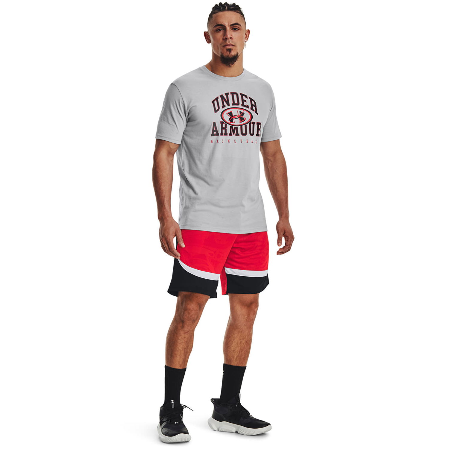 Šortky Under Armour Heatwave Hoops Short Red Červená | 1378596-600, 1