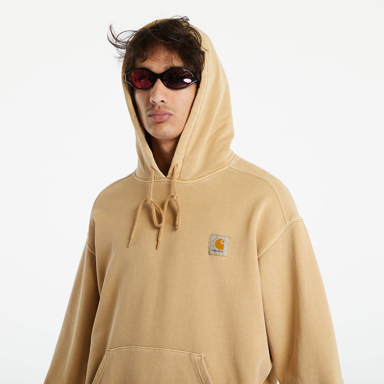Mikina Carhartt WIP Hooded Nelson Sweat Béžová | I029963_07E_GD, 0