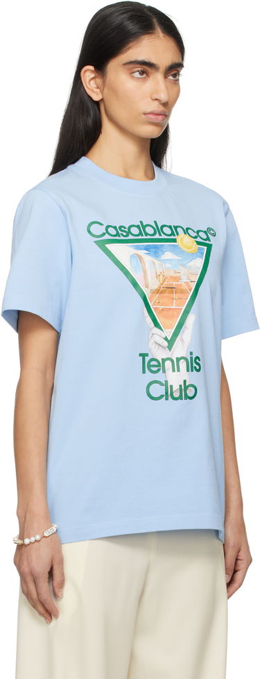 Tričko Casablanca Metaphysical Tennis Icon Graphic T-Shirt Modrá | U-WPS25-JTS-001-09, 1
