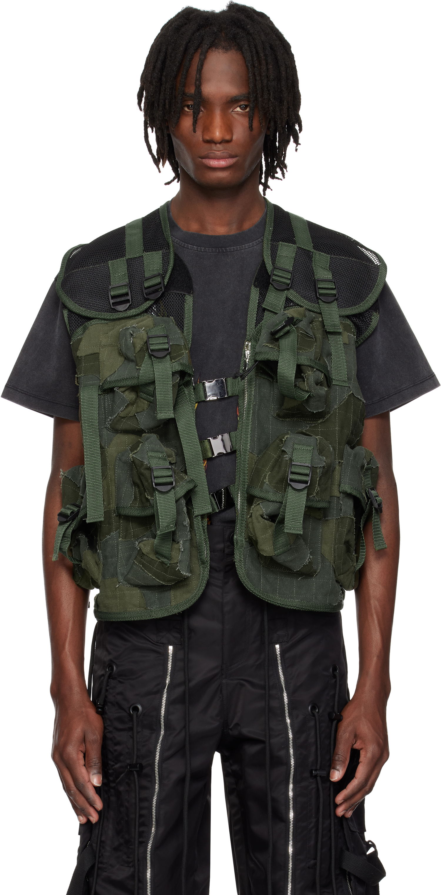 Vesta Who Decides War Who Decides War Milly Cargo Vest Zelené | 1131320011SS25, 0