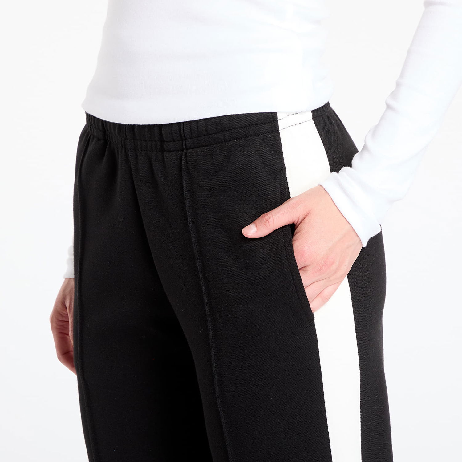 Tepláky Karl Kani Karl Kani OG Sidestripe Trackpants Čierna | PD00005427, 1