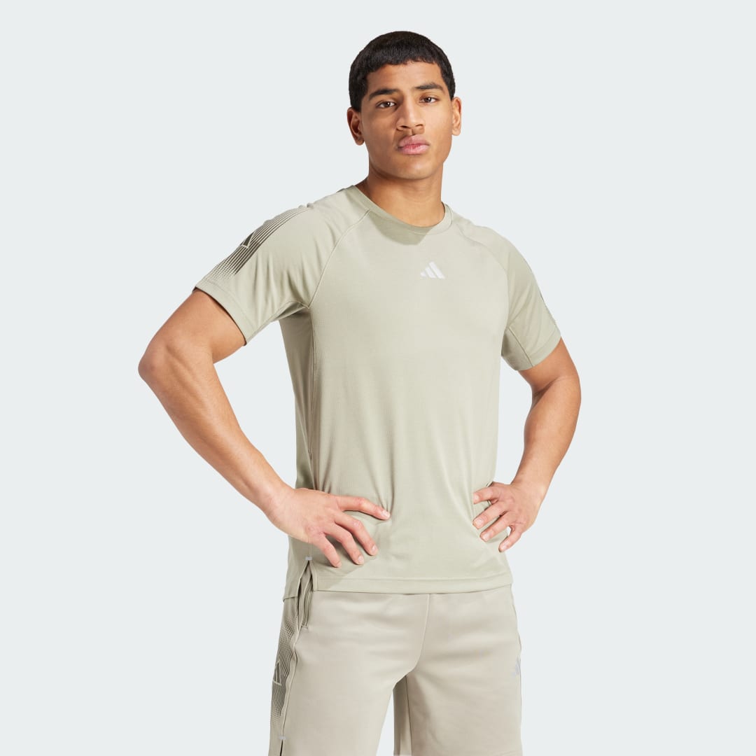 Tričko adidas Performance Training Brandlove Gym T-Shirt Zelené | IW5871, 0