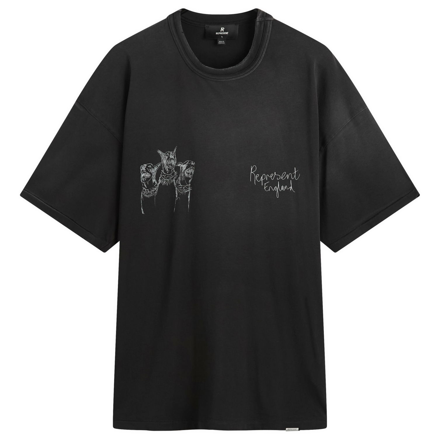 Tričko Represent Clo Hand Drawn Thoroughbred Dogs T-Shirt Čierna | MLM100383-03, 0