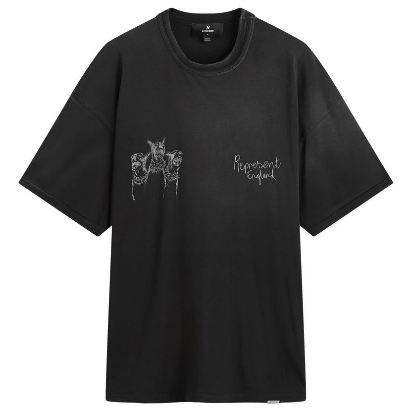 Tričko Represent Clo Hand Drawn Thoroughbred Dogs T-Shirt Čierna | MLM100383-03