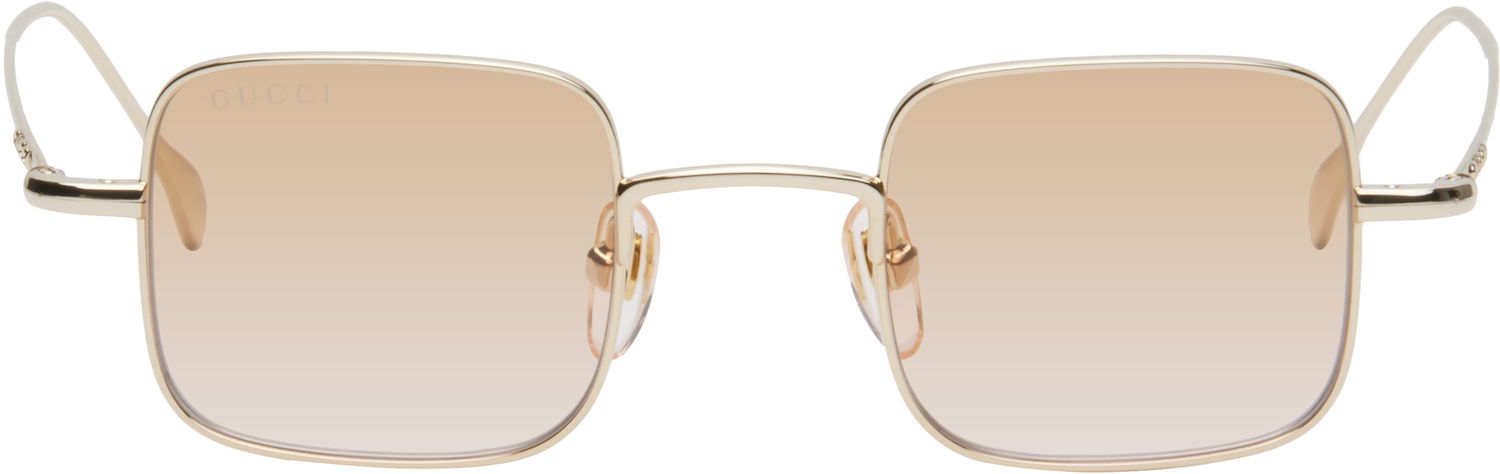 Slnečné okuliare Gucci Gucci Squared Metal Sunglasses Metalická | GG1813S-004, 0