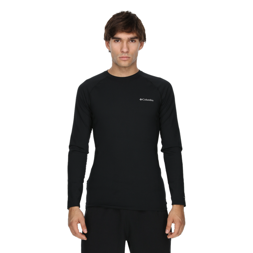 Spodná bielizeň a ponožky Columbia Omni-Heat Infinity Knit Long-Sleeve Crew Neck Baselayer Čierna | 2012331010