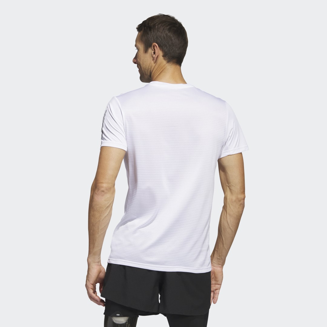 Tričko adidas Performance Run For The Oceans Tee Biela | IC0215, 1