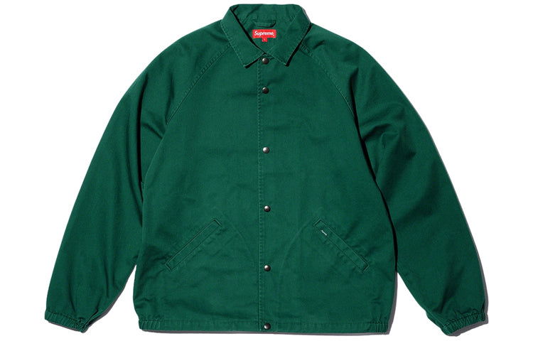 Vetrovka Supreme Antihero Snap Front Twill Jacket Zelené | SUP-FW20-322