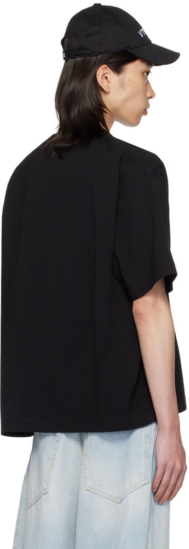 Tričko VETEMENTS Embroidered T-Shirt Čierna | VL22TR100B, 2