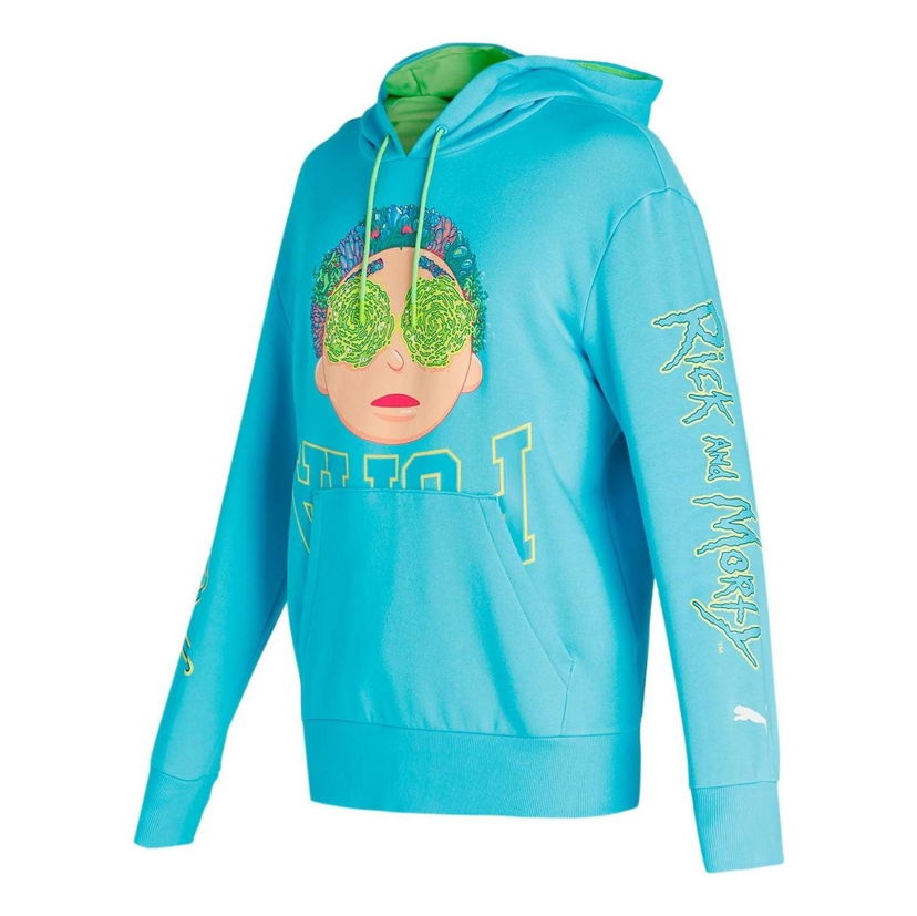 Mikina Puma Rick And Morty Hoodie Modrá | 535438-01