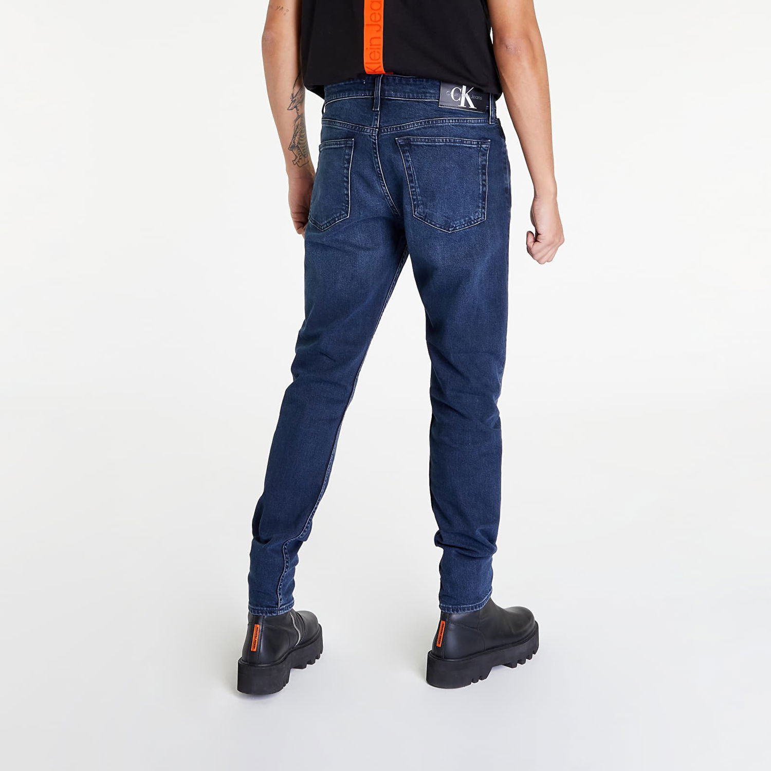 Džínsy CALVIN KLEIN Slim Taper Denim Navy | J30J321471 1BJ, 1