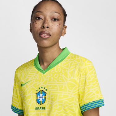 Dres Nike Dri-FIT Replica Brazil 2024/25 Stadium Žltá | FJ4334-706, 3