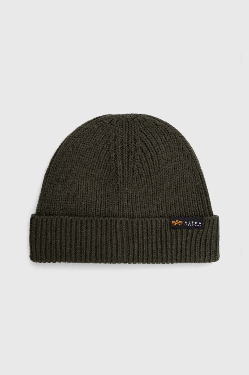 Kulicha Alpha Industries Beanie Knitted Zelené | 138905.142, 0