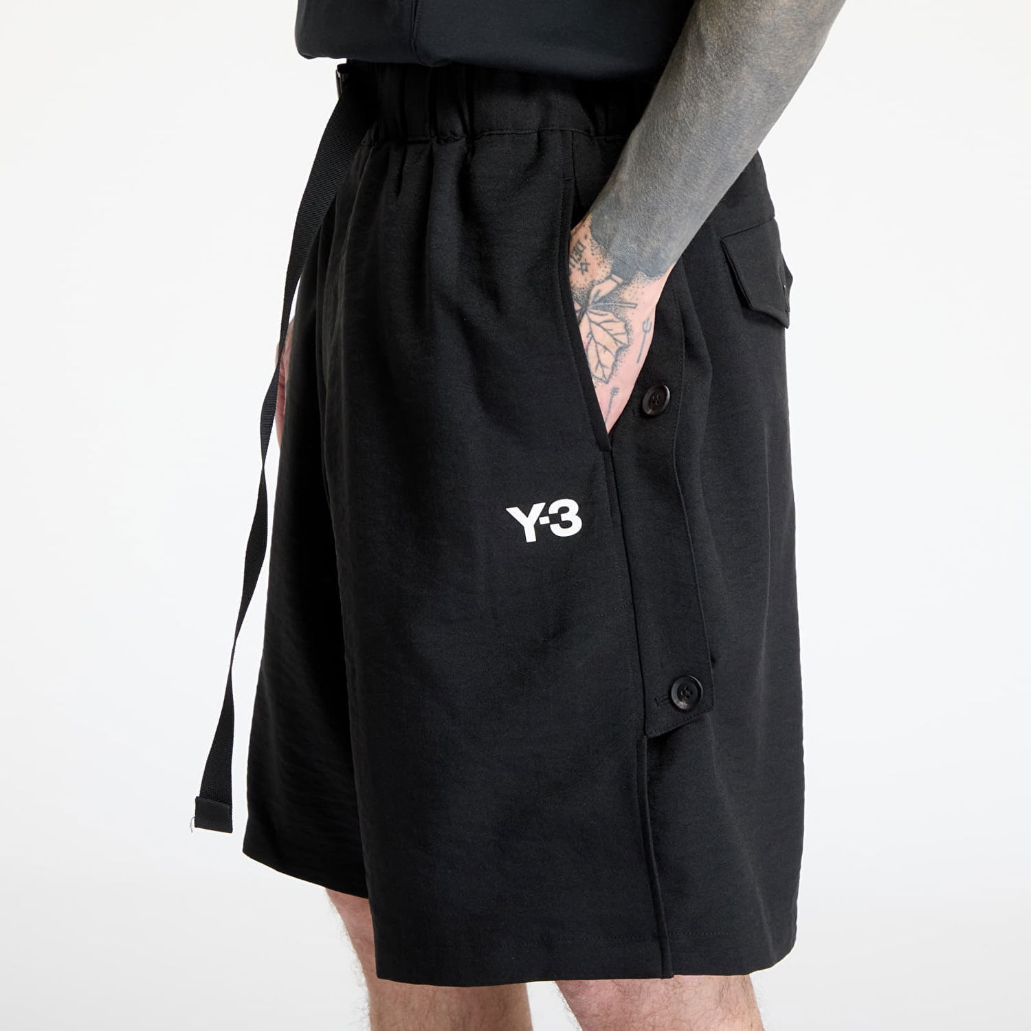 Šortky Y-3 Sport Uniform 3-Stripes Shorts Čierna | JN7038, 1