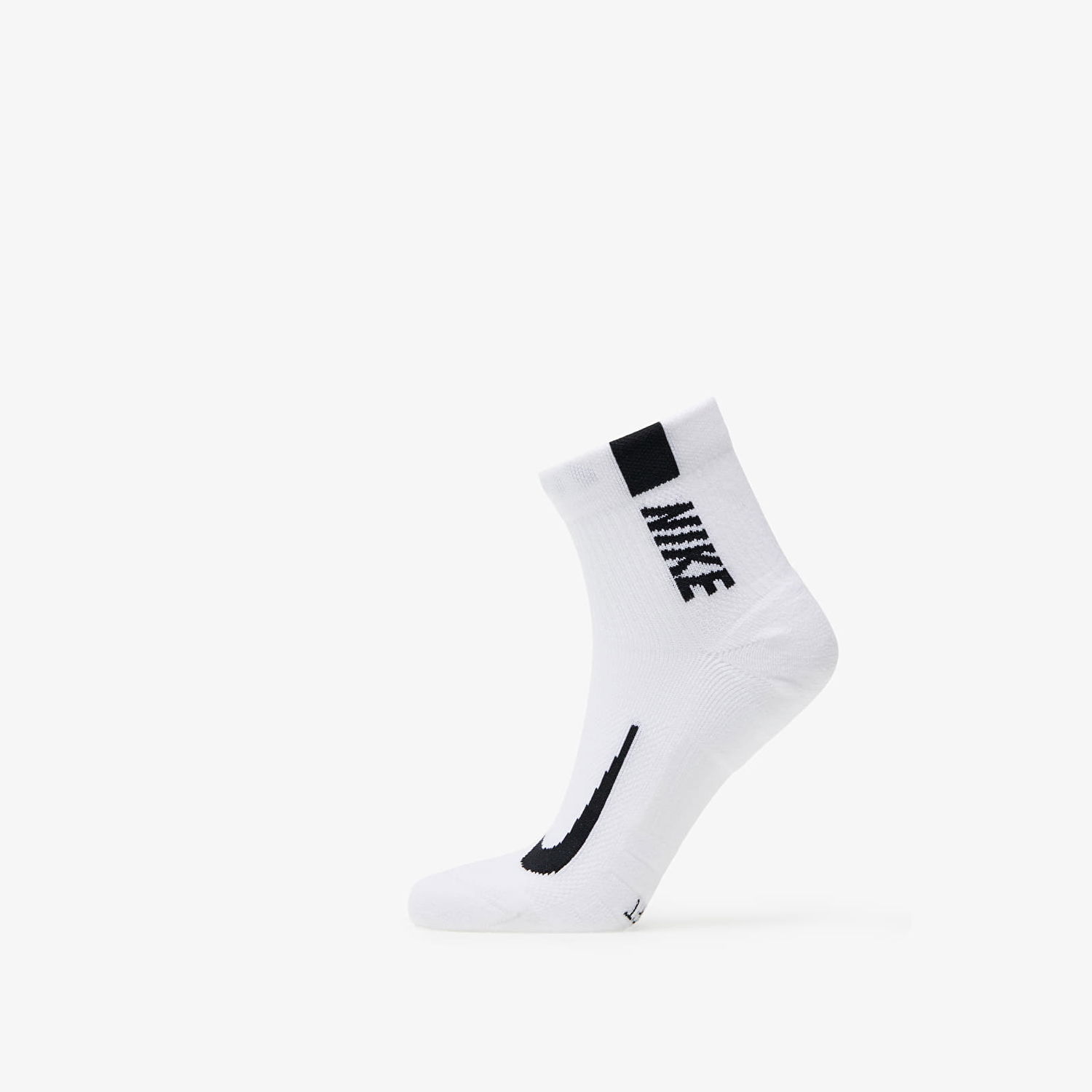 Spodná bielizeň a ponožky Nike Multiplier One Quarter Sock Biela | SX7556-100, 0