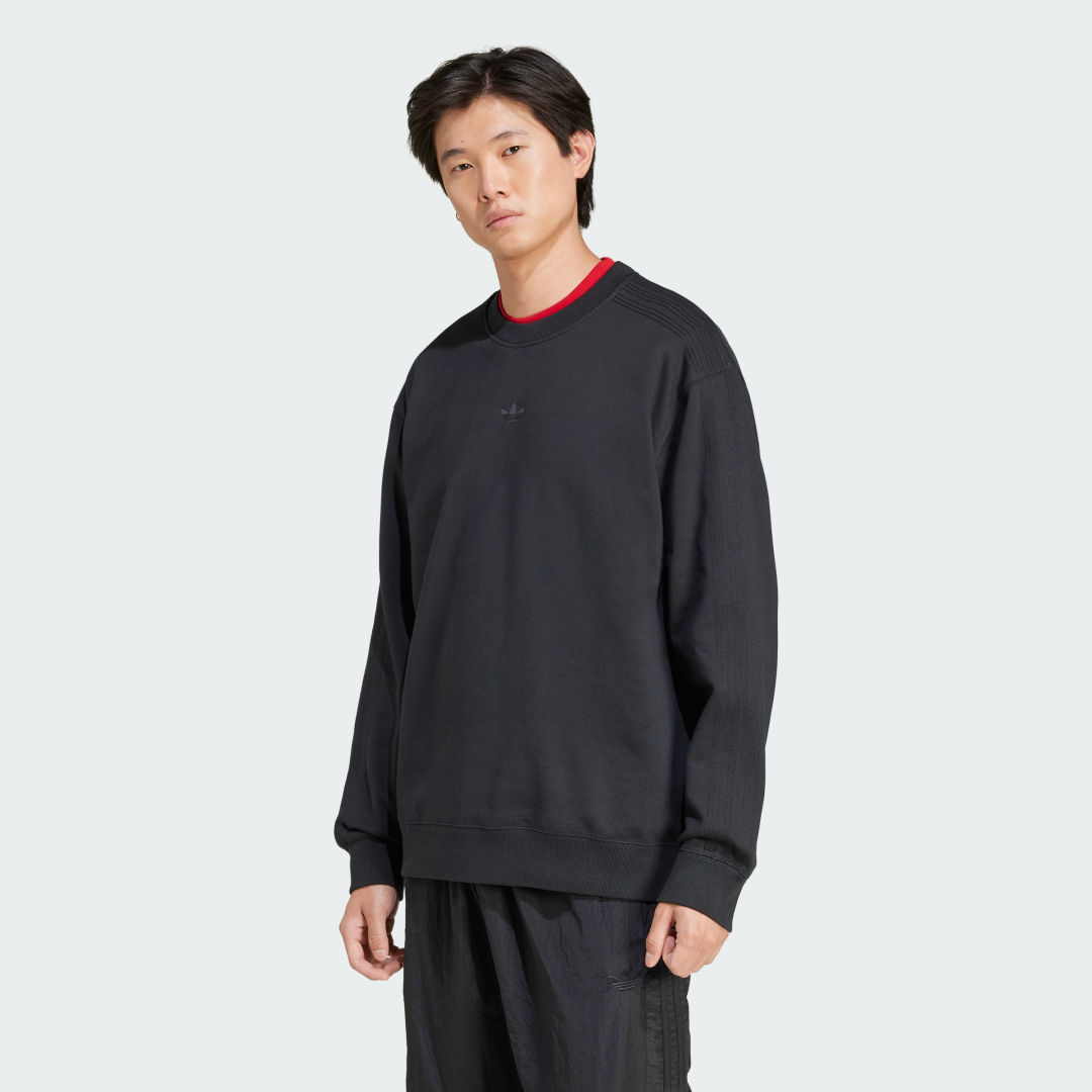 Mikina adidas Performance Black Crewneck Sweatshirt Čierna | JC9574, 0