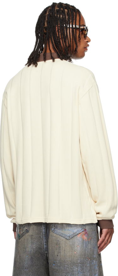 Polo tričko Represent Clo Represent Retro Football Long Sleeve Polo Biela | MLM100277, 2