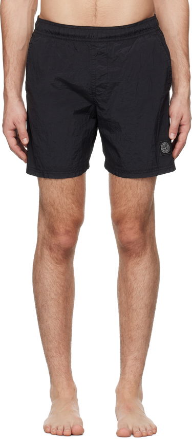 Plavky Stone Island Crinkled Swim Shorts Čierna | K1S15B100009S0043, 0