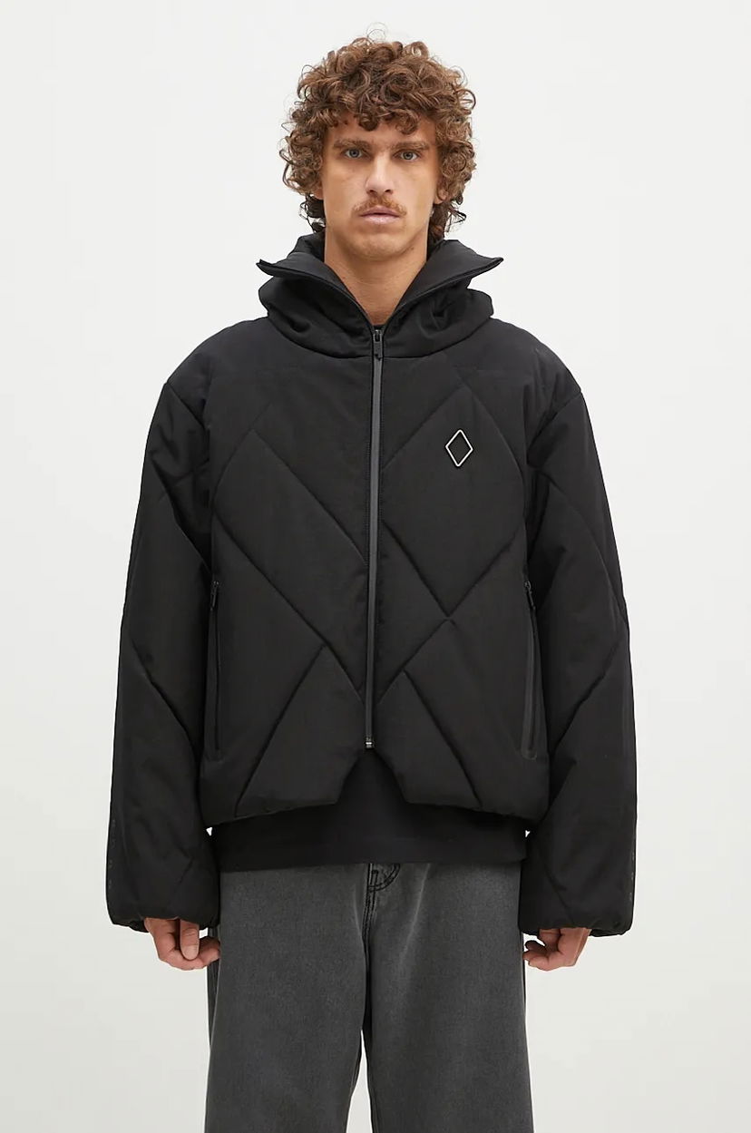 Prešívaná bunda A-COLD-WALL* Shiro Quilted Hooded Puffer Jacket Čierna | ACWMO261