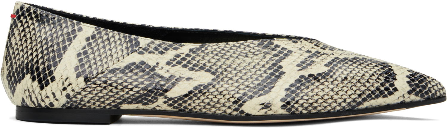 Starostlivosť o obuv Aeyde Aeyde Moa Leather Ballerina Flats Béžová | A11-FL-MOAP8MFL-223-100-043, 0