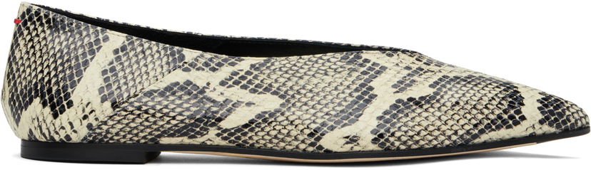 Starostlivosť o obuv Aeyde Aeyde Moa Leather Ballerina Flats Béžová | A11-FL-MOAP8MFL-223-100-043