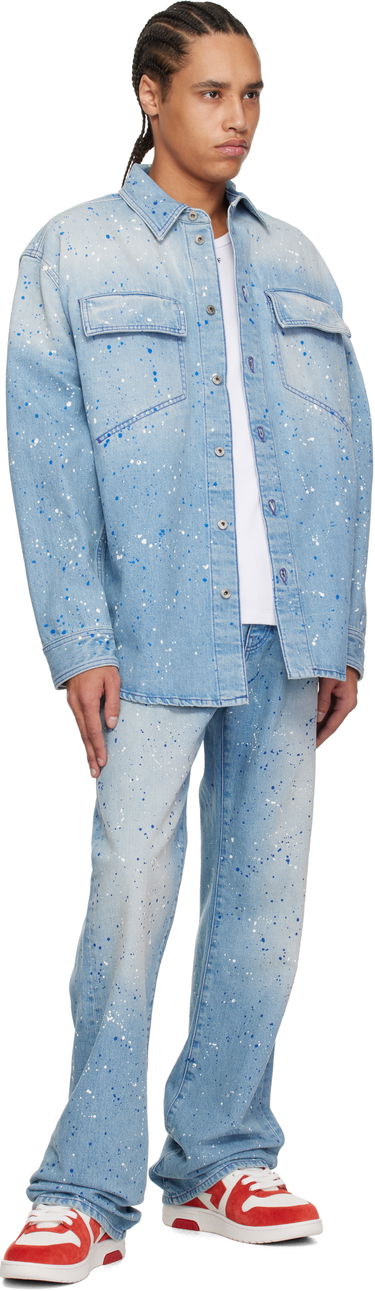 Džínsy Off-White Off-White Paint Splatter Jeans Modrá | OMYA18JS25DEN0024684, 3